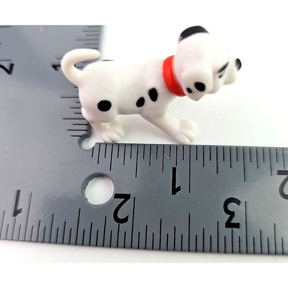 Lot Of 8 Small Dalmatian Puppy Figures Disney Style 101 Dogs PVC Toys